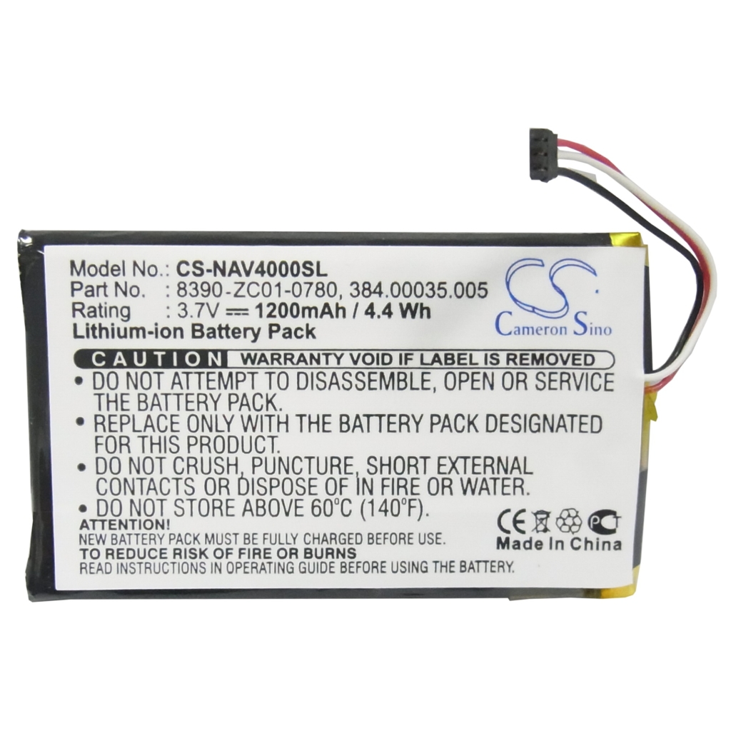 Batterijen GPS, Navigator Batterij CS-NAV4000SL