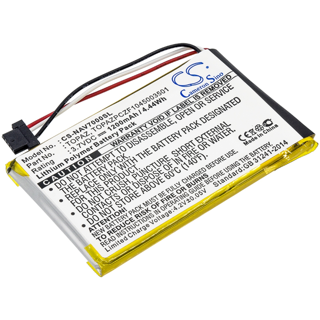 Batterijen GPS, Navigator Batterij CS-NAV7000SL