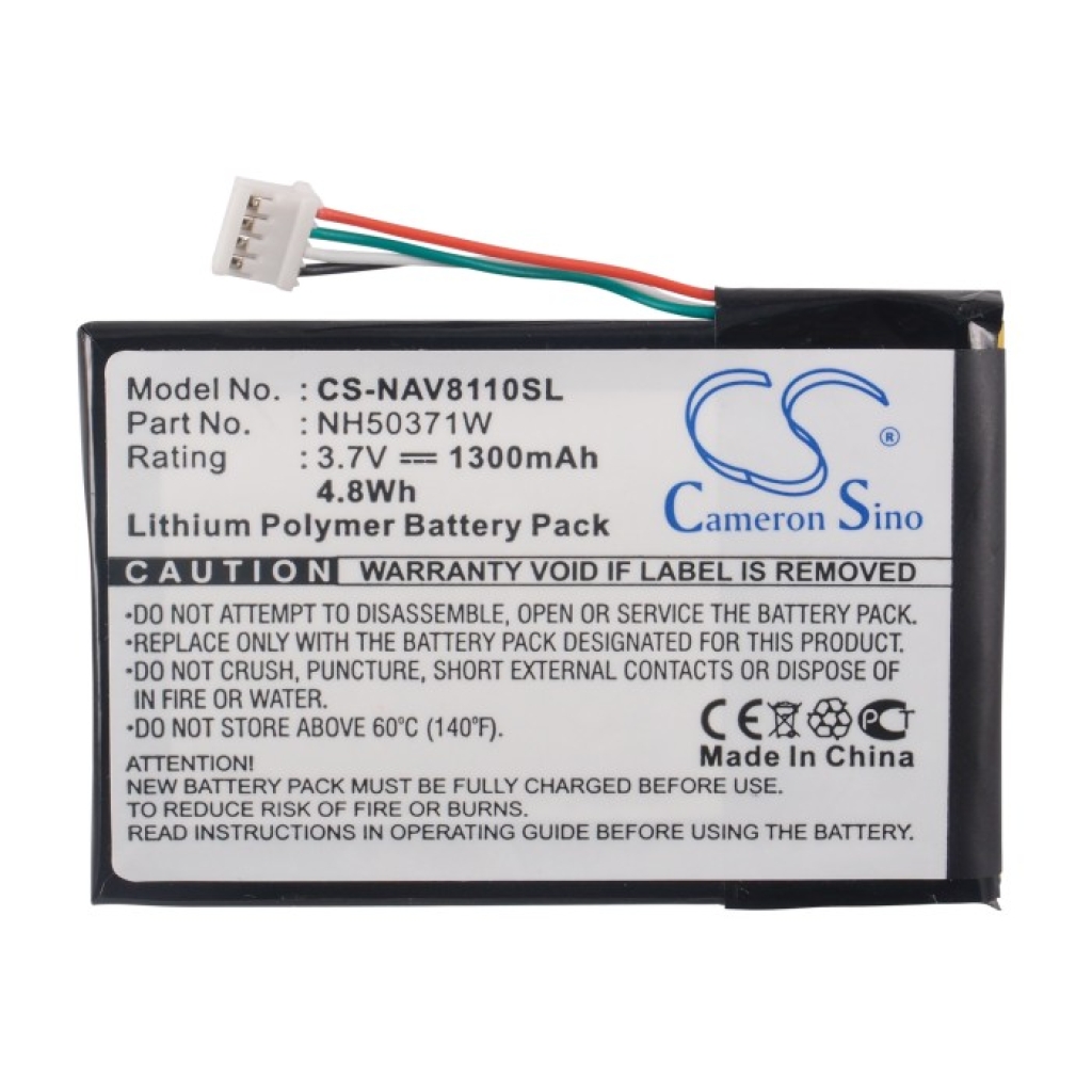 Batterijen GPS, Navigator Batterij CS-NAV8110SL