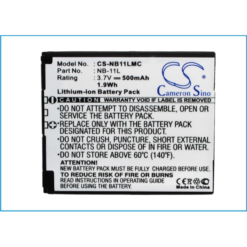 Batterij voor camera Canon PowerShot A3400