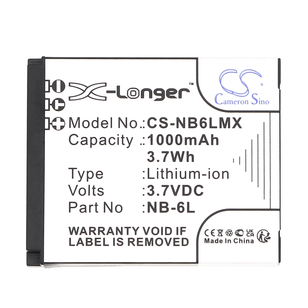 Batterij voor camera Canon PowerShot SD4000 IS