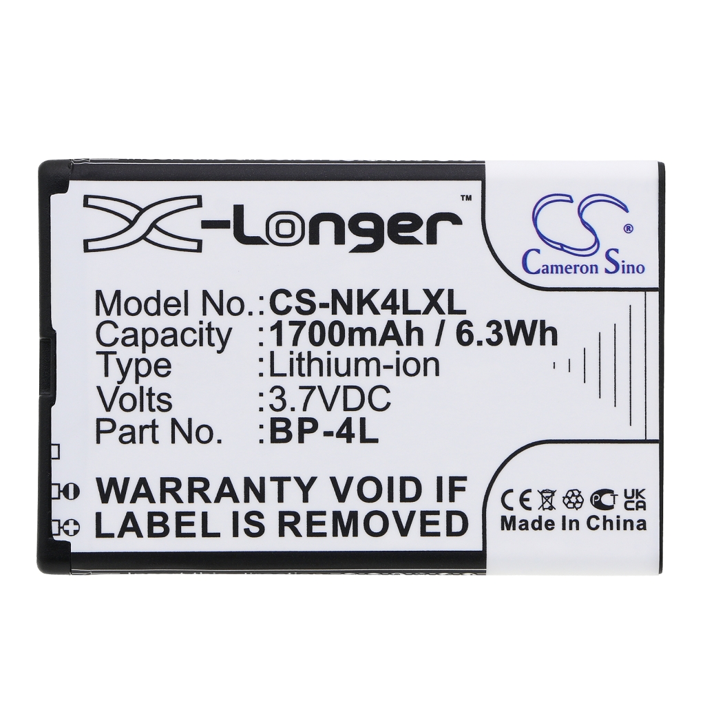 Mobile Phone Battery Knmobile CS-NK4LXL