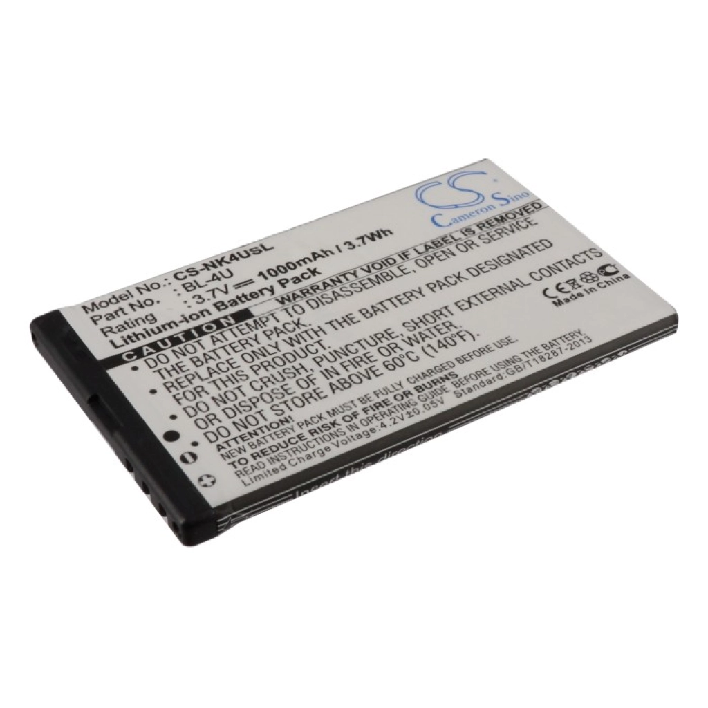 Batterijen Vervangt BL-4U