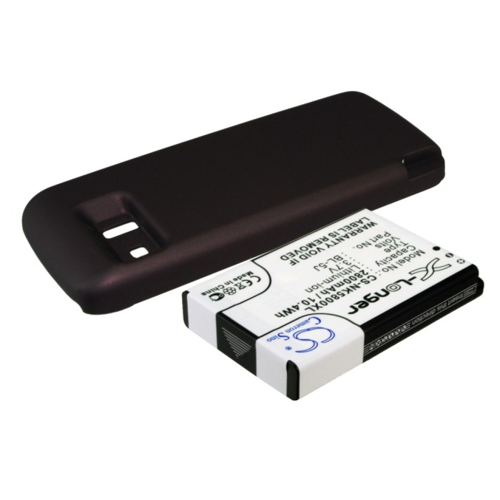 Battery compatible with Nokia CS-NK5800XL