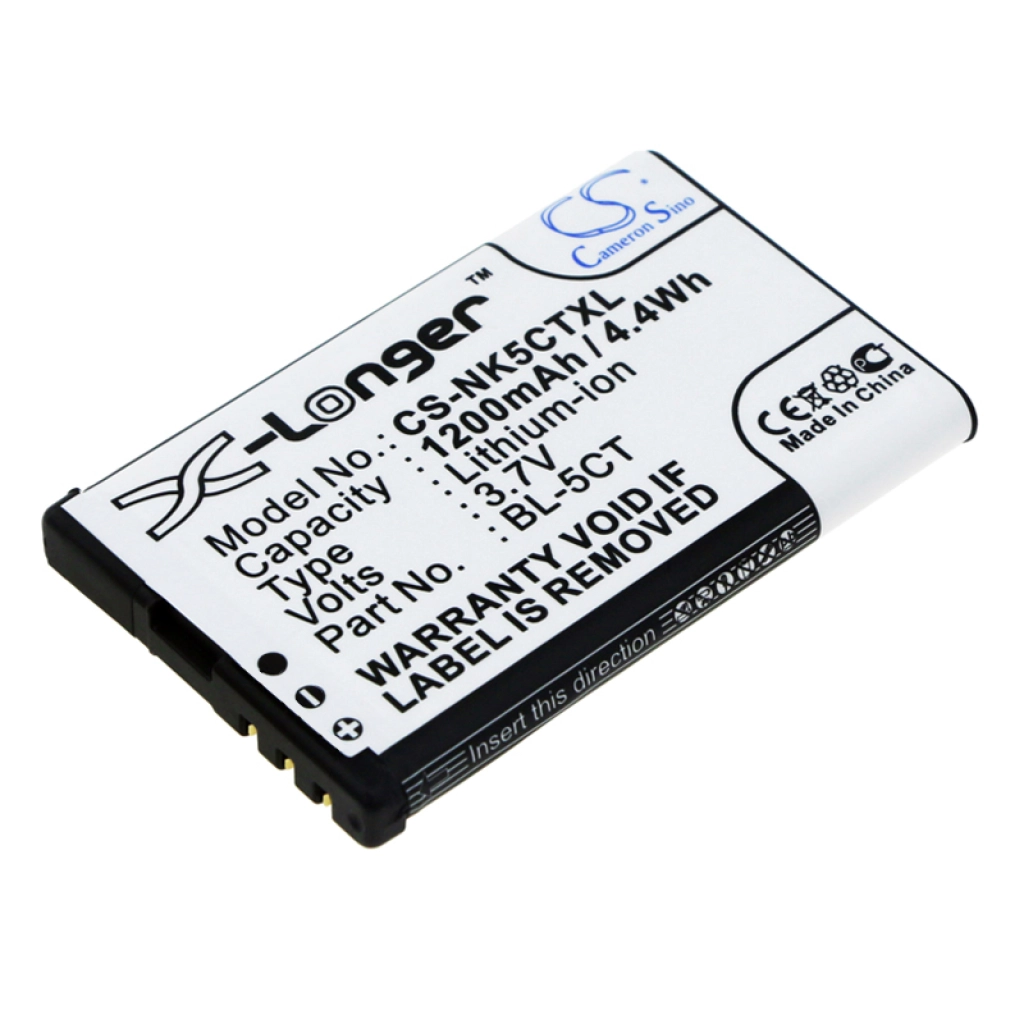 Batterijen Vervangt BL-5CT