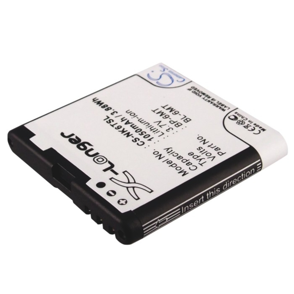 Battery compatible with Nokia Brondi CS-NK6TSL