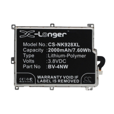 Compatibele batterijvervanging voor Microsoft BV-4NW