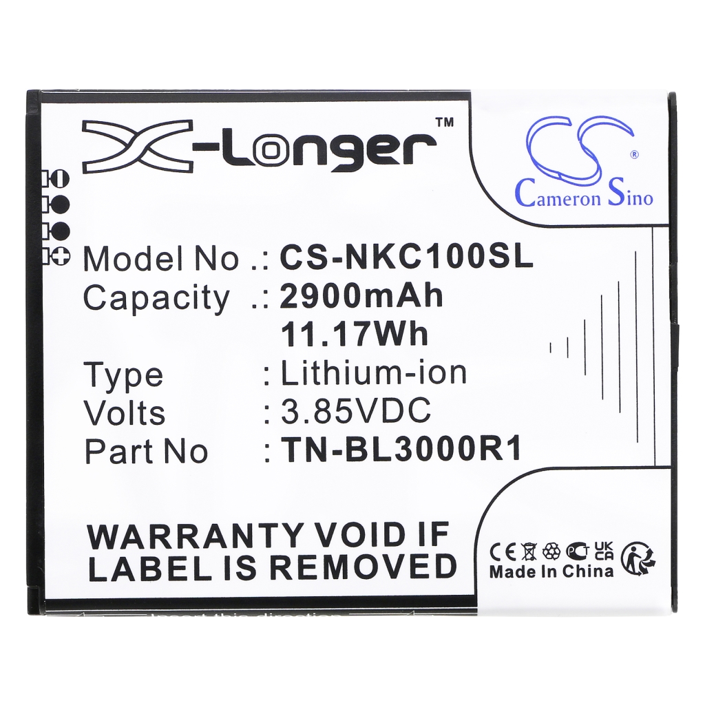 Batterij voor mobiele telefoon Nokia CS-NKC100SL