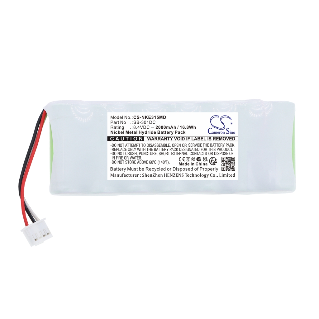 Battery compatible with Nihon Kohden CS-NKE315MD