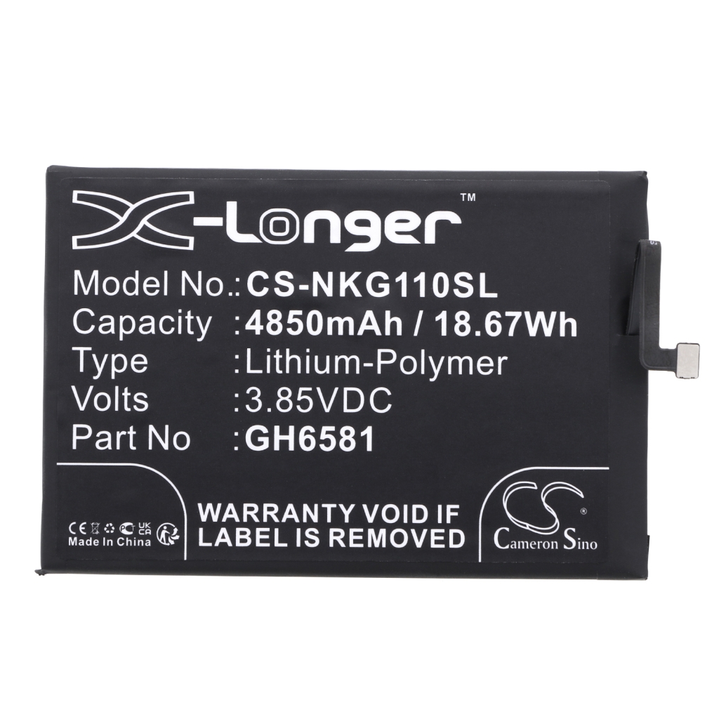 Compatibele batterijvervanging voor Nokia GH6581