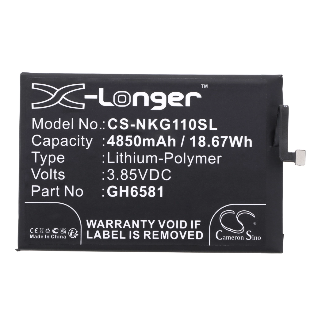 Compatibele batterijvervanging voor Nokia GH6581