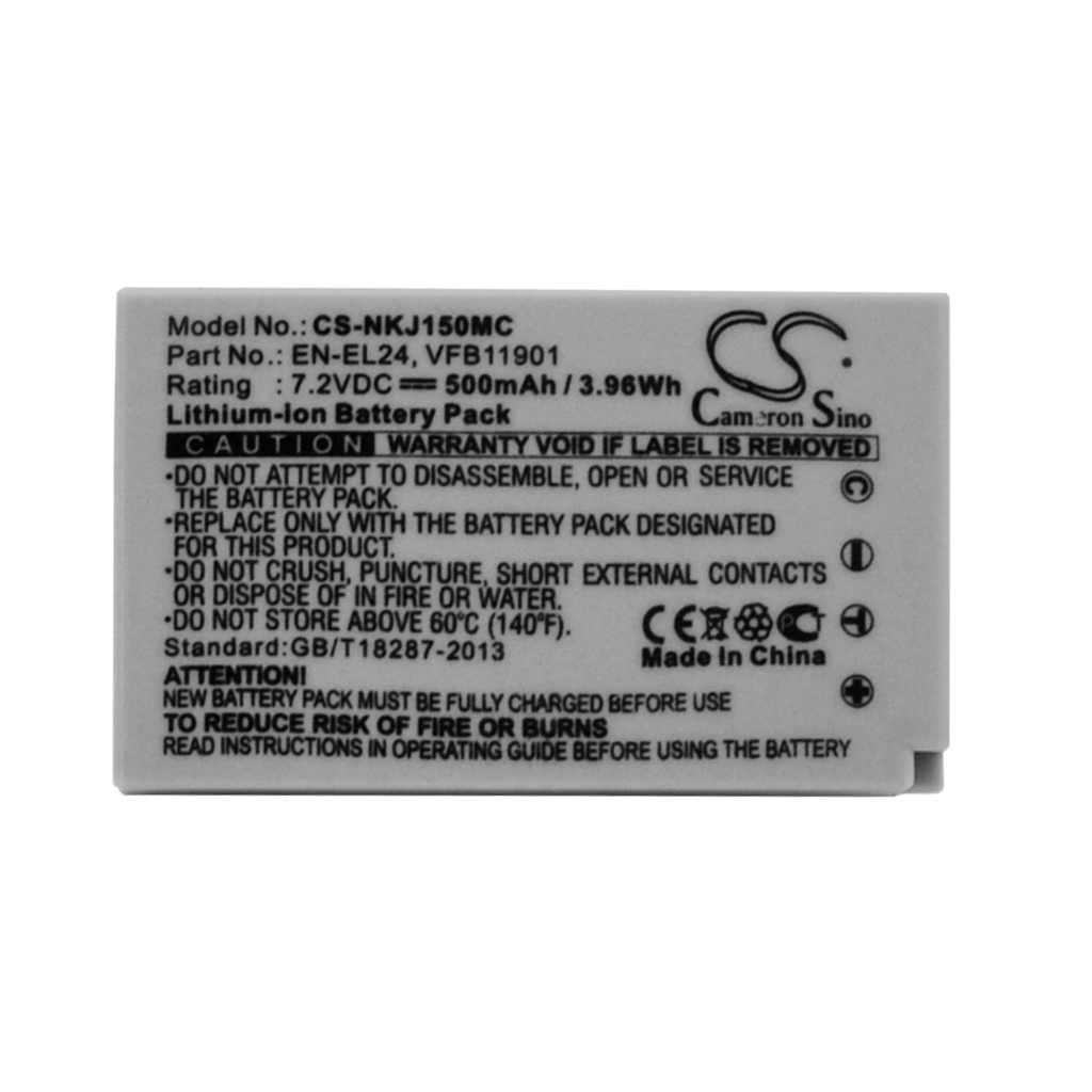 Batterijen Vervangt EN-EL24