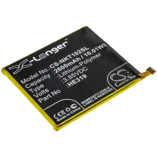 Compatibele batterijvervanging voor Nokia HE319,HE330