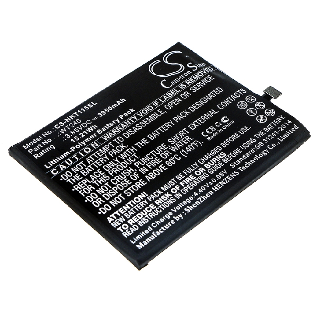 Compatibele batterijvervanging voor Nokia WT240