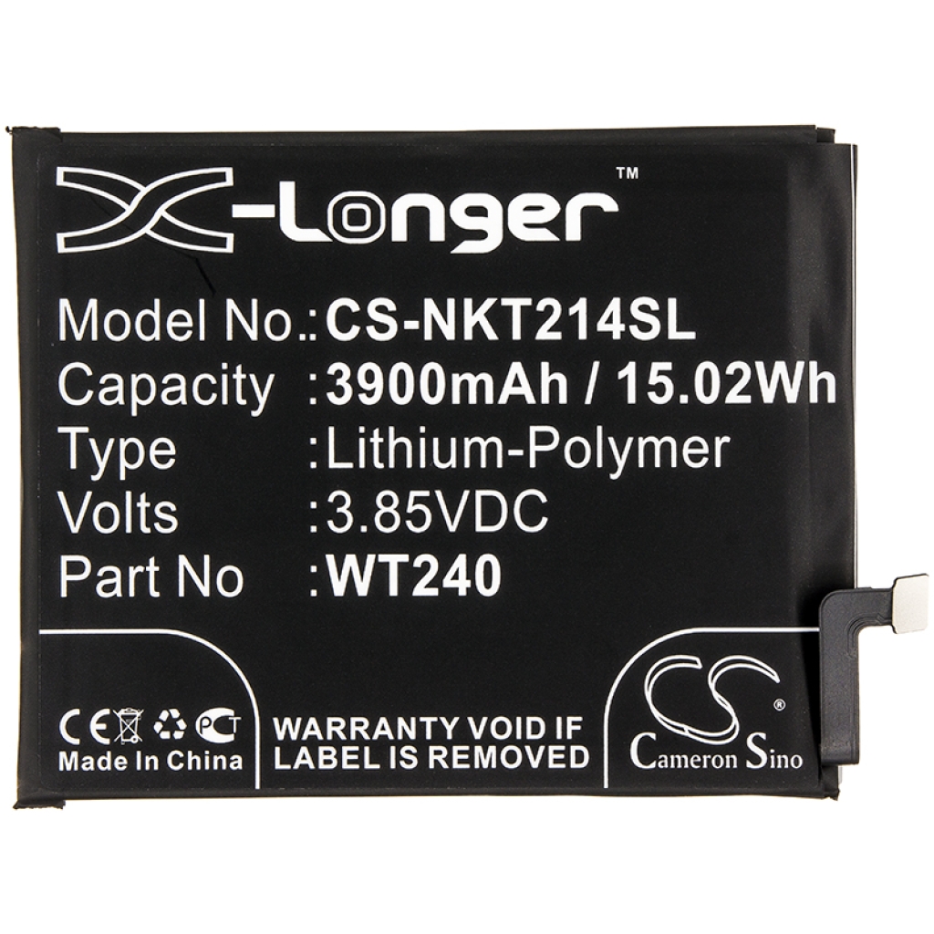 Compatibele batterijvervanging voor Nokia WT240