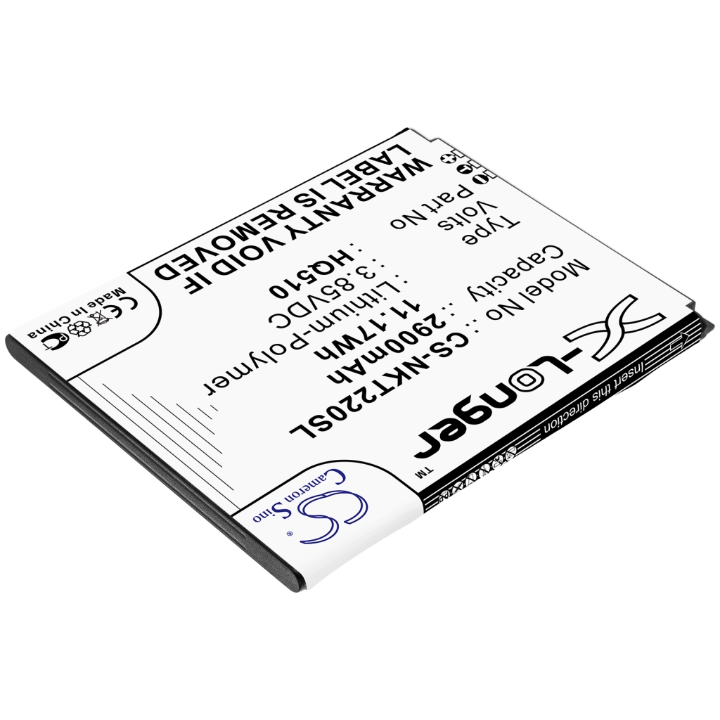 Compatibele batterijvervanging voor Nokia HQ510