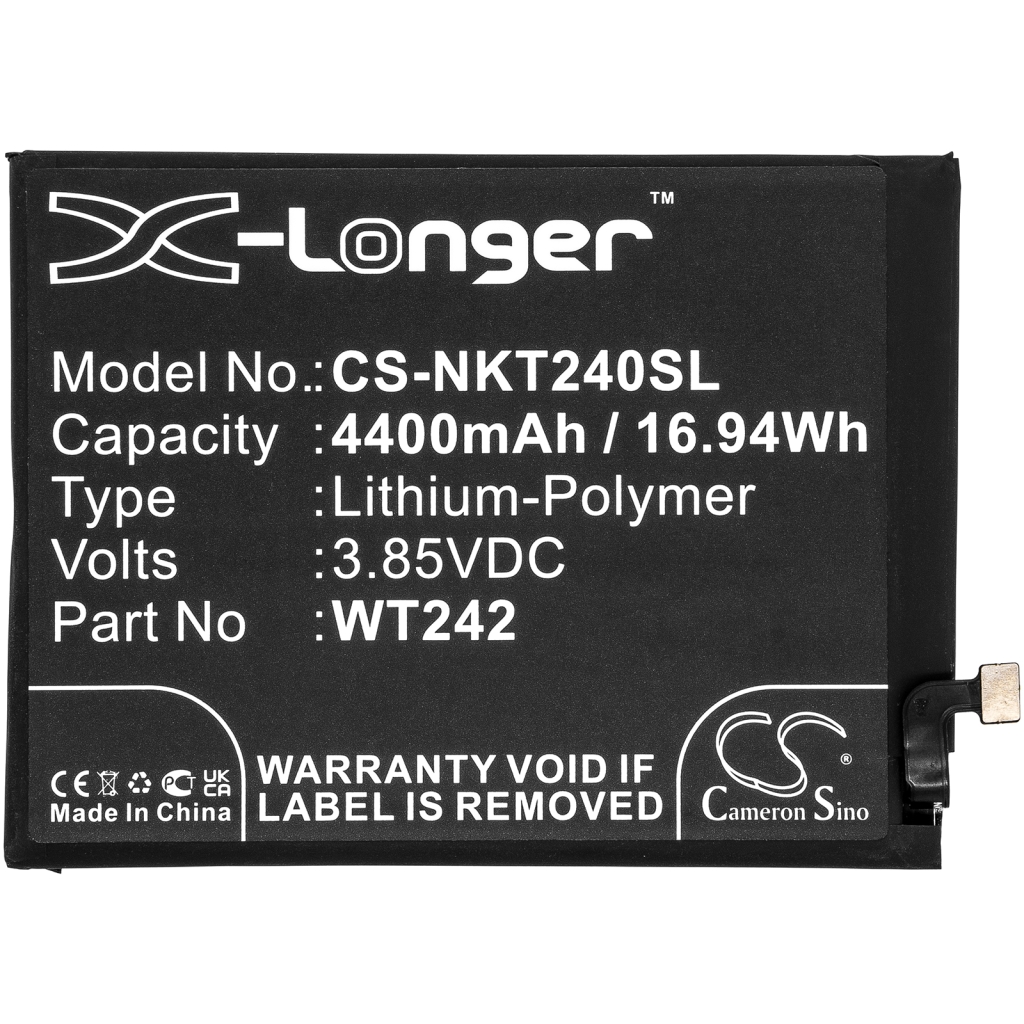 Compatibele batterijvervanging voor Nokia WT242