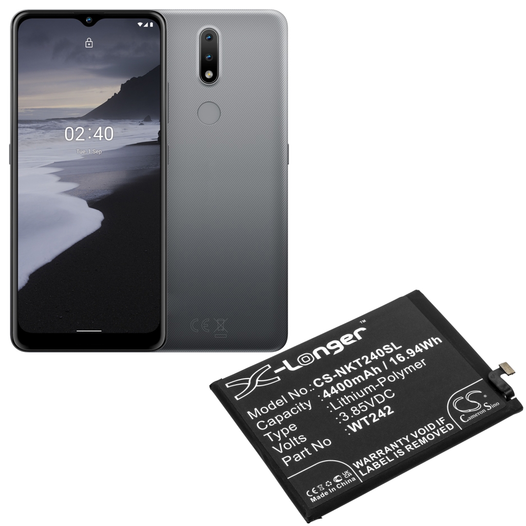 Compatibele batterijvervanging voor Nokia WT242