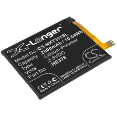 Compatibele batterijvervanging voor Nokia HE378