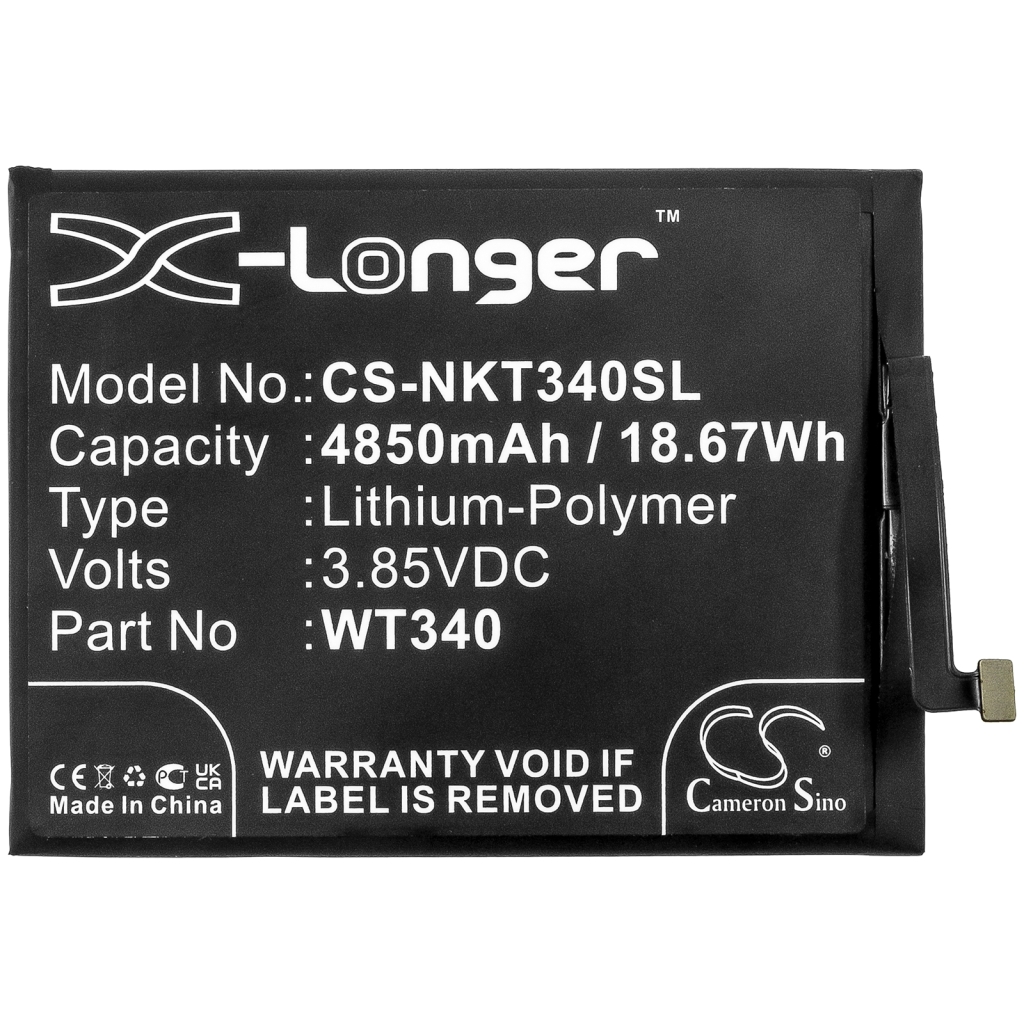 Compatibele batterijvervanging voor Nokia WT340