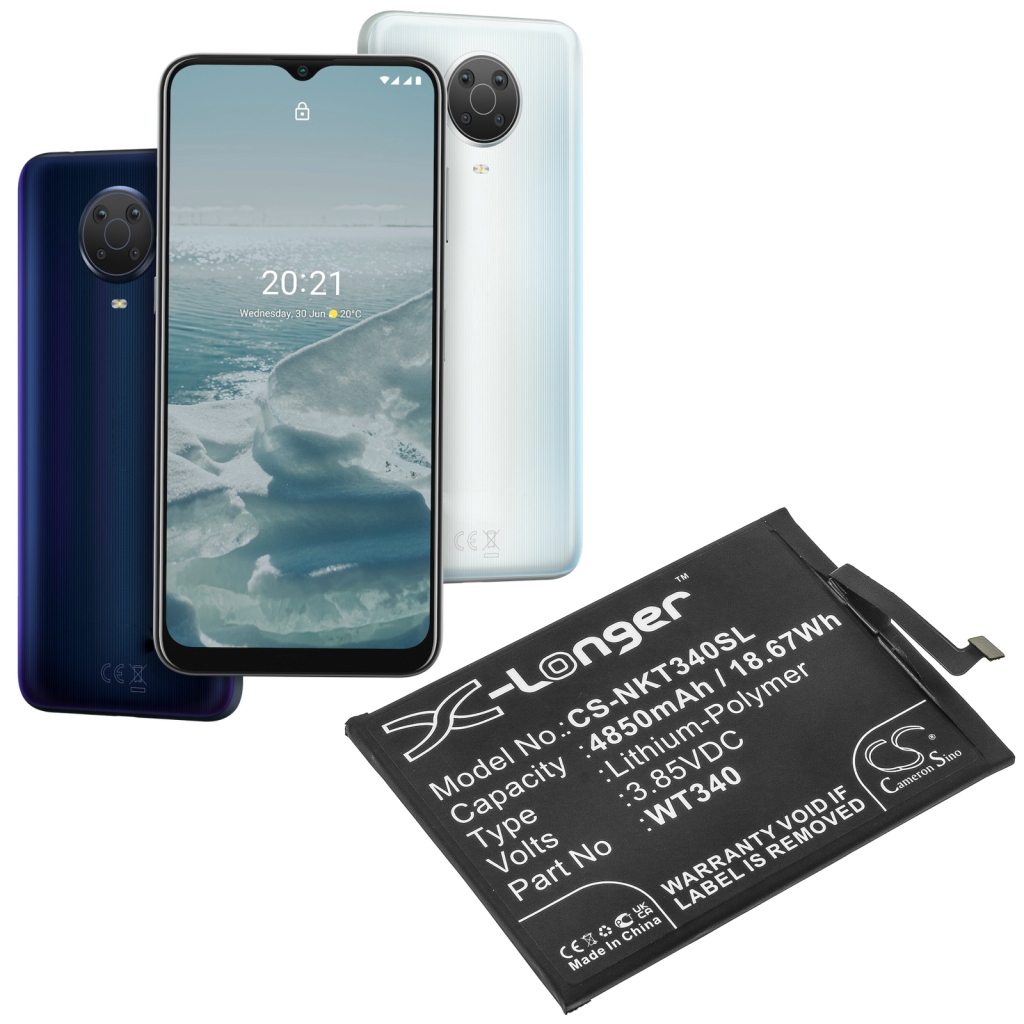Compatibele batterijvervanging voor Nokia WT340