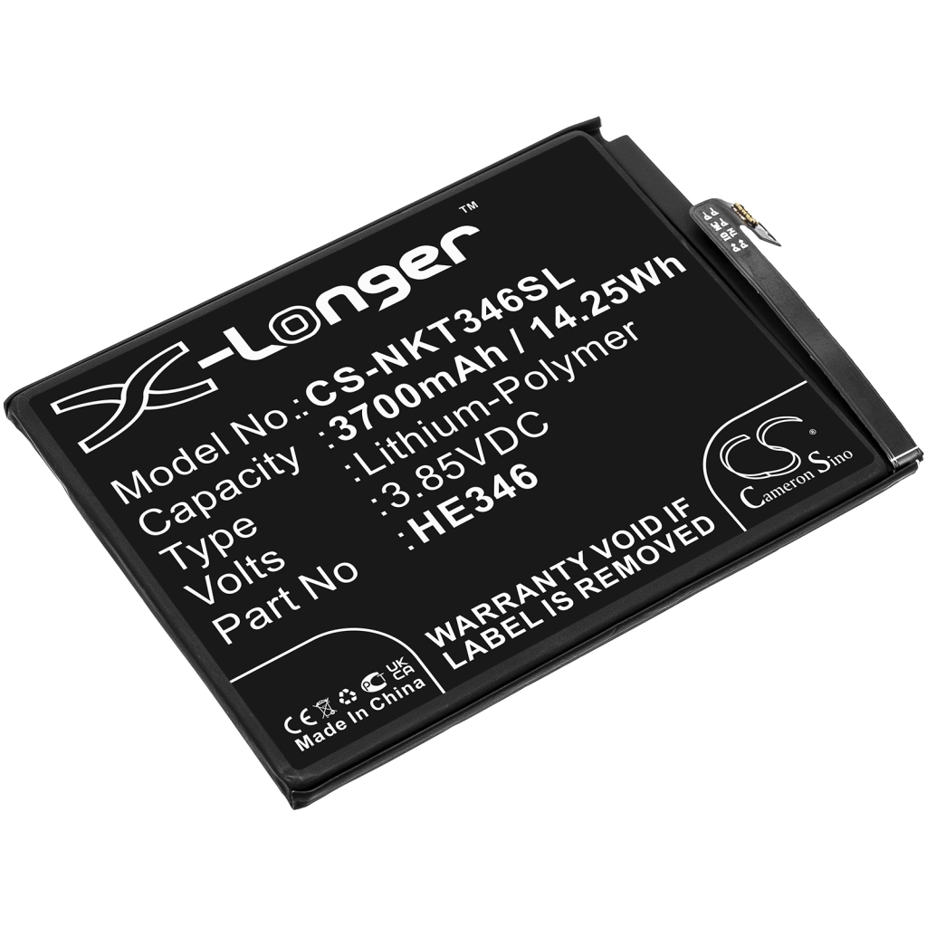 Compatibele batterijvervanging voor Nokia HE346