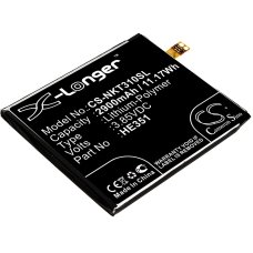 Compatibele batterijvervanging voor Nokia HE351