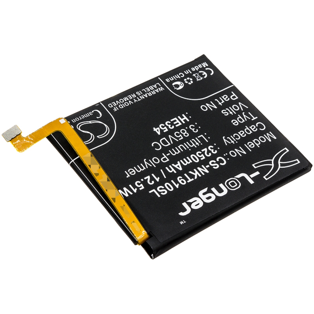 Compatibele batterijvervanging voor Nokia HE354