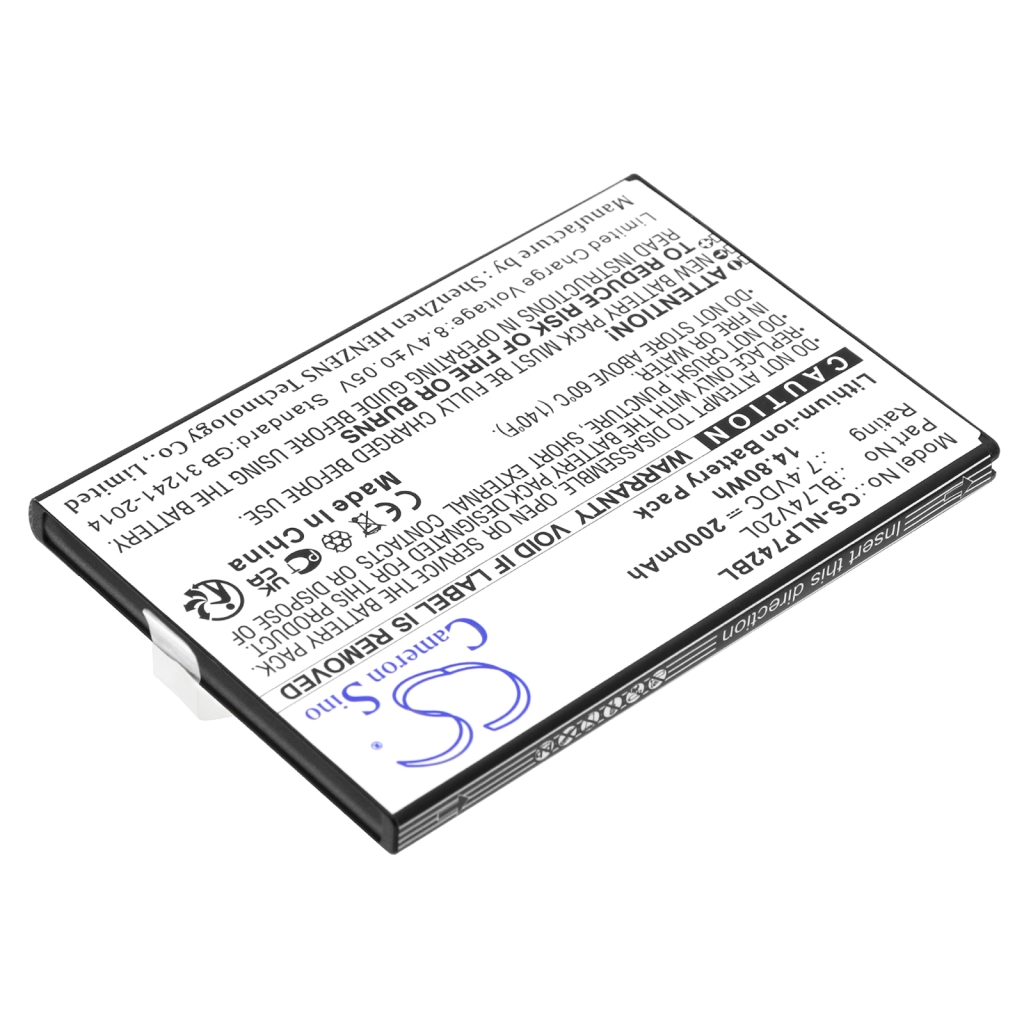 Compatibele batterijvervanging voor Newland BL74V20L