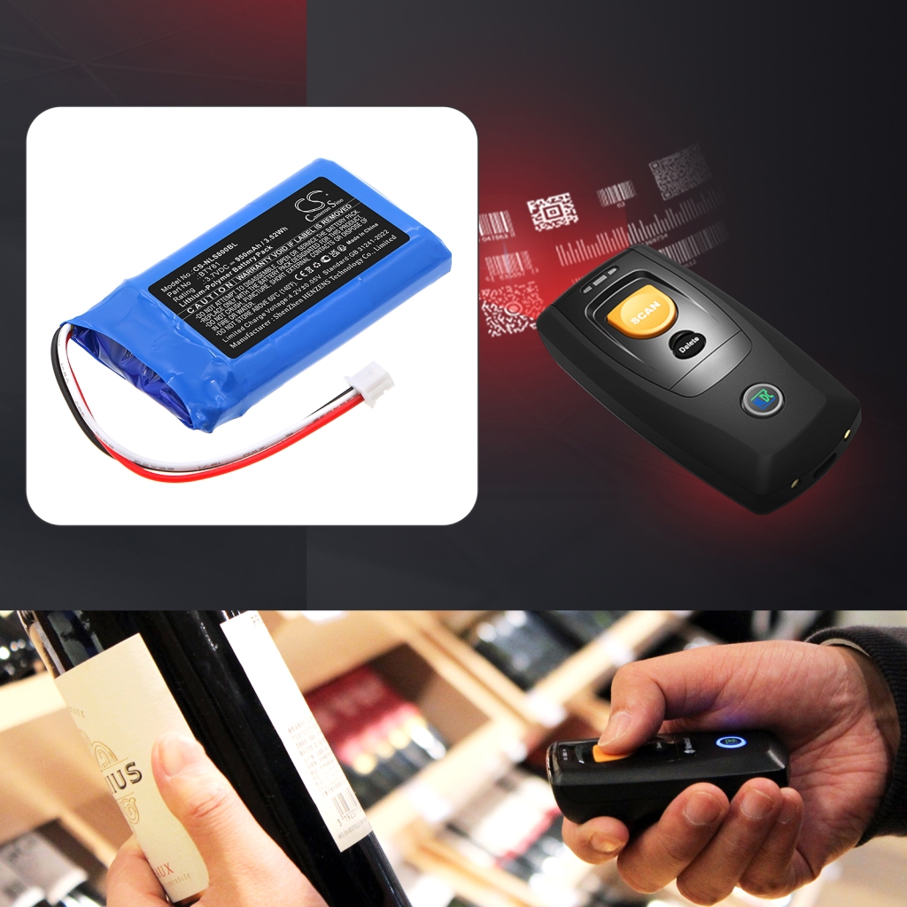 Batterij barcode, scanner Newland CS-NLS800BL
