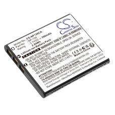 Compatibele batterijvervanging voor CASIO NP-120,NP-120DBA