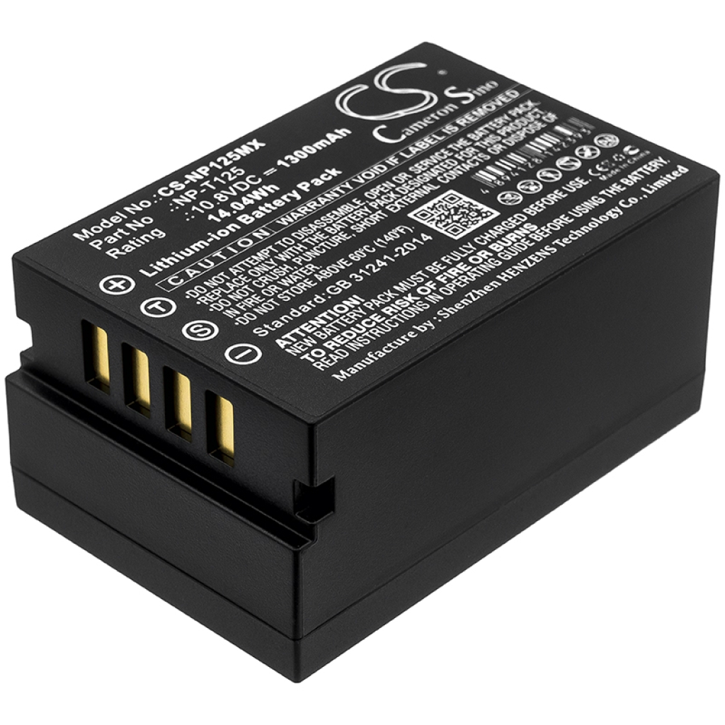Batterijen Vervangt NP-T125