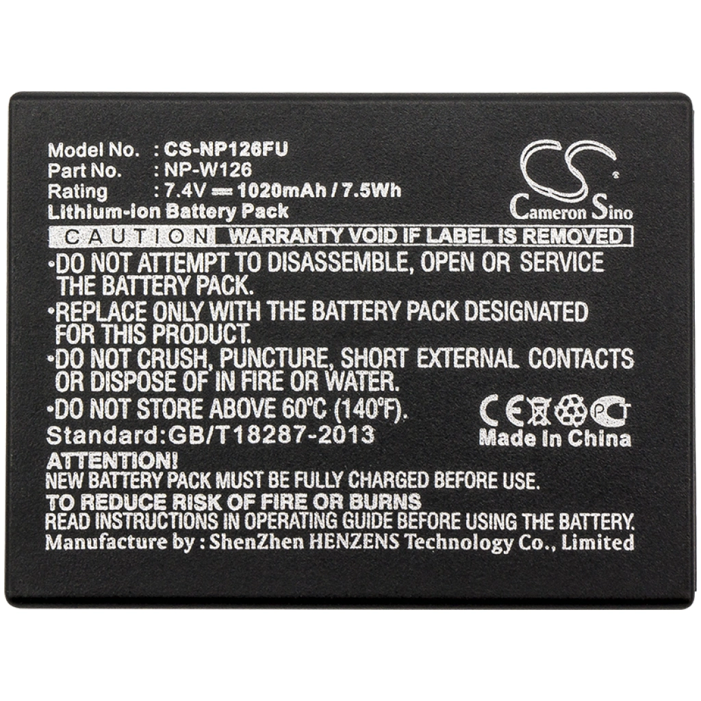 Batterij voor camera FUJIFILM X-S10