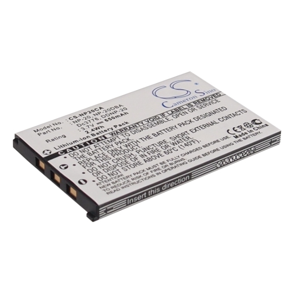 Batterij voor camera Casio Exilim Card EX-S880RD