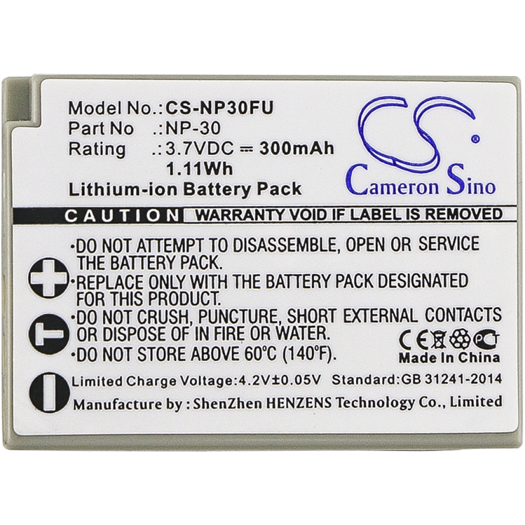 Camera Battery BenQ CS-NP30FU