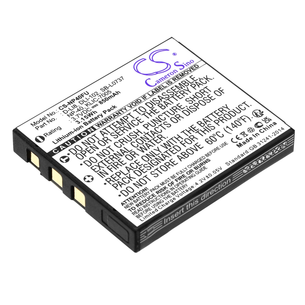 Battery Replaces D-Li85
