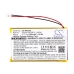 Compatibele batterijvervanging voor Sony LISI241