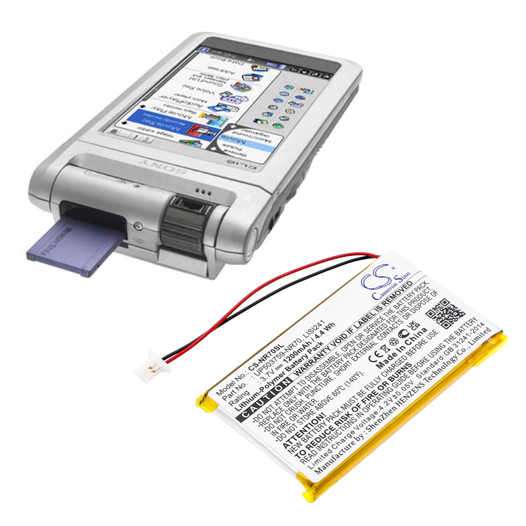 Compatibele batterijvervanging voor Sony LISI241