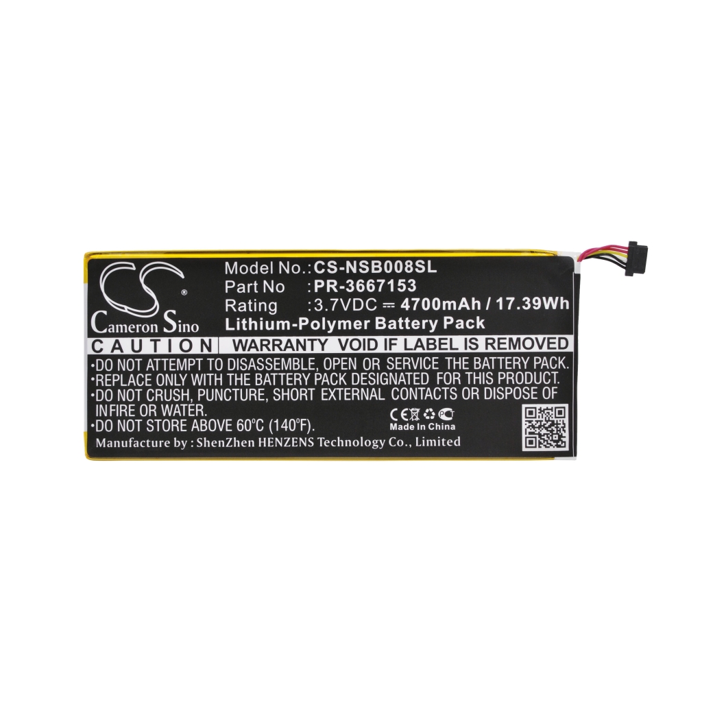 Batterijen Tablet batterijen CS-NSB008SL