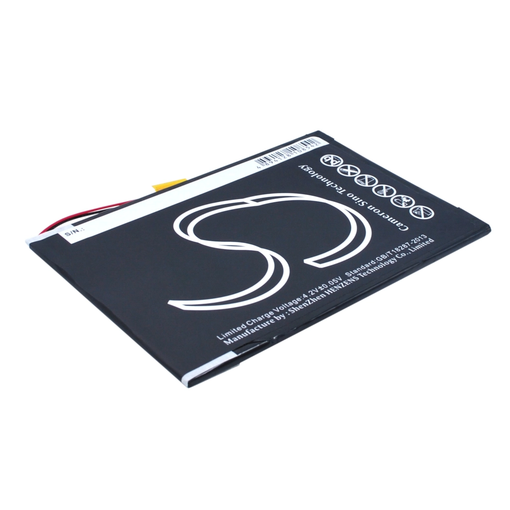 Compatibele batterijvervanging voor Nuvision 1ICP3/90/128 1S1P