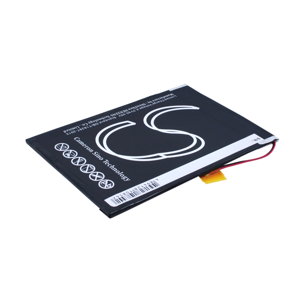 Compatibele batterijvervanging voor Nuvision 1ICP3/90/128 1S1P