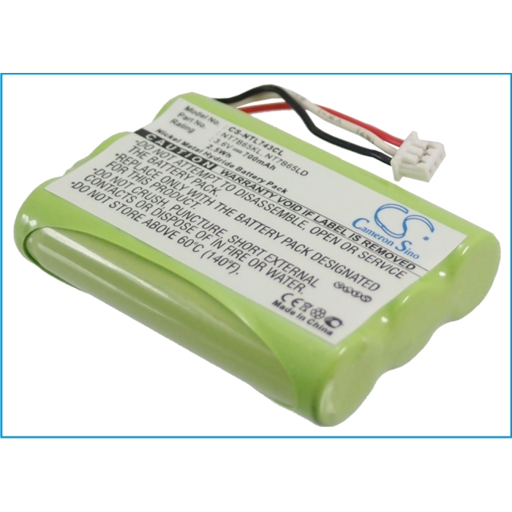 Draadloze telefoon batterij NEC CS-NTL743CL