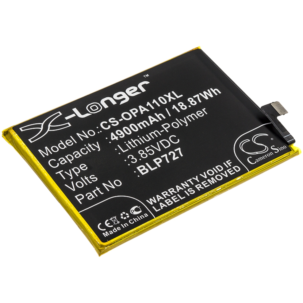 Compatibele batterijvervanging voor OPPO BLP727