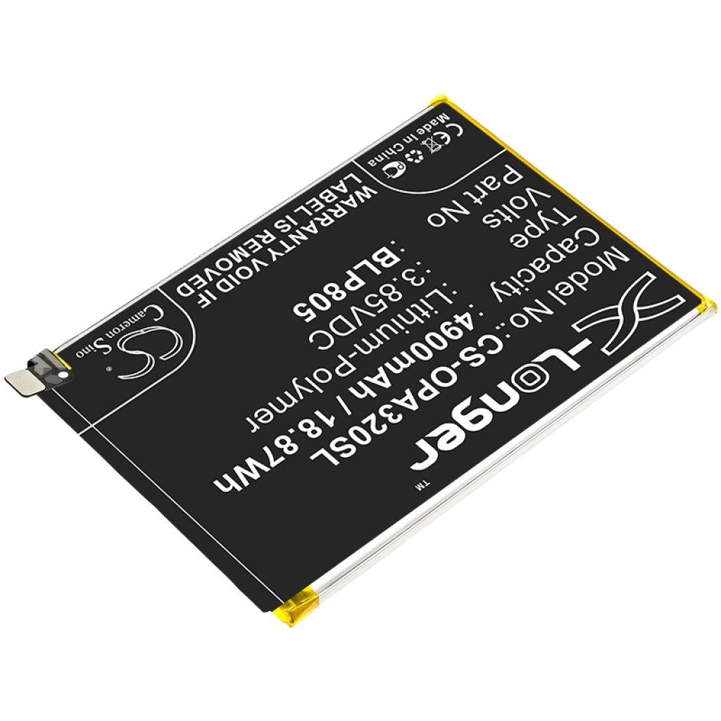 Compatibele batterijvervanging voor OPPO BLP805