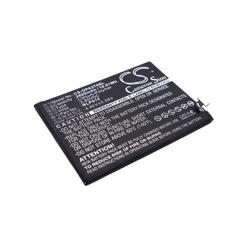 Compatibele batterijvervanging voor OPPO BLP615