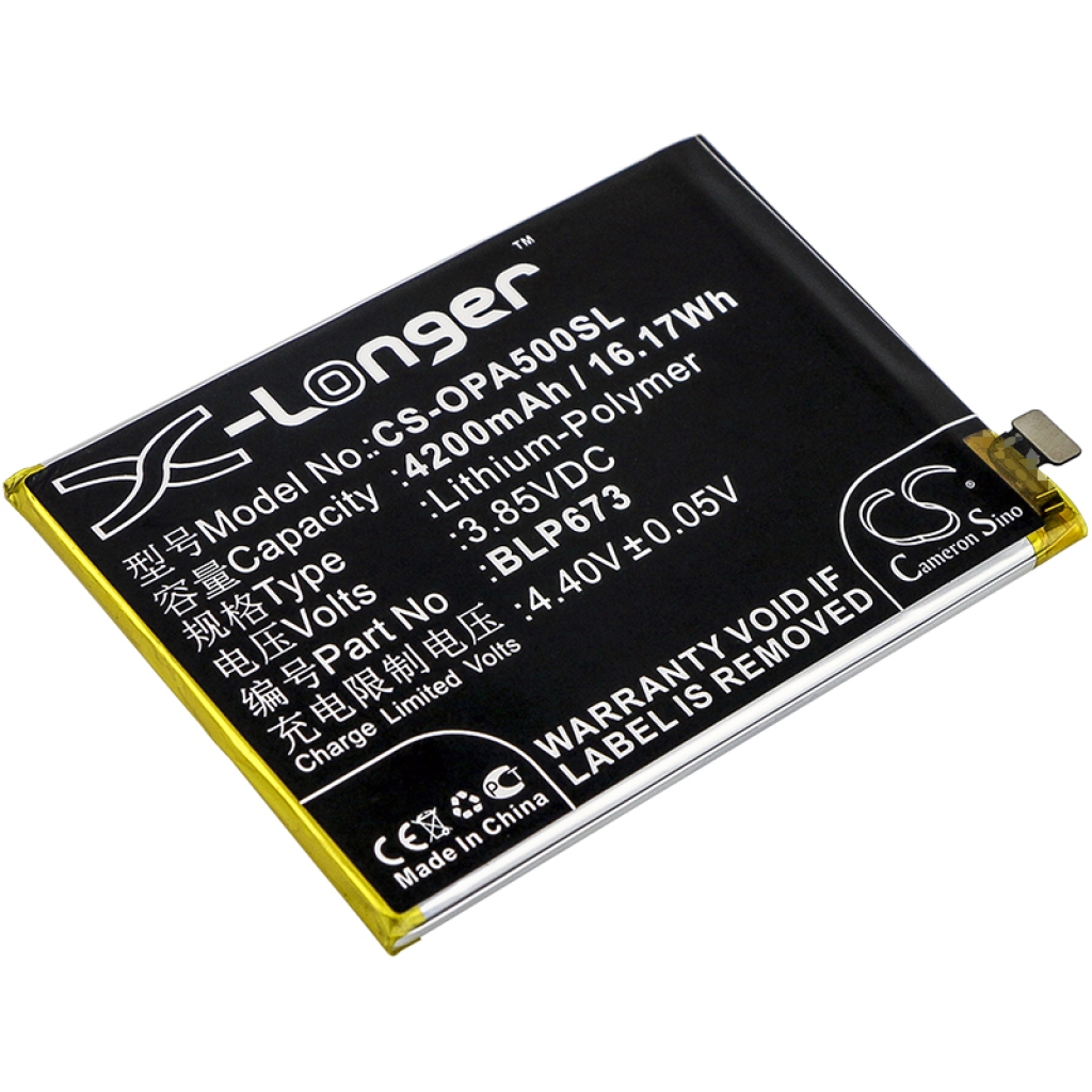 Compatibele batterijvervanging voor OPPO BLP673