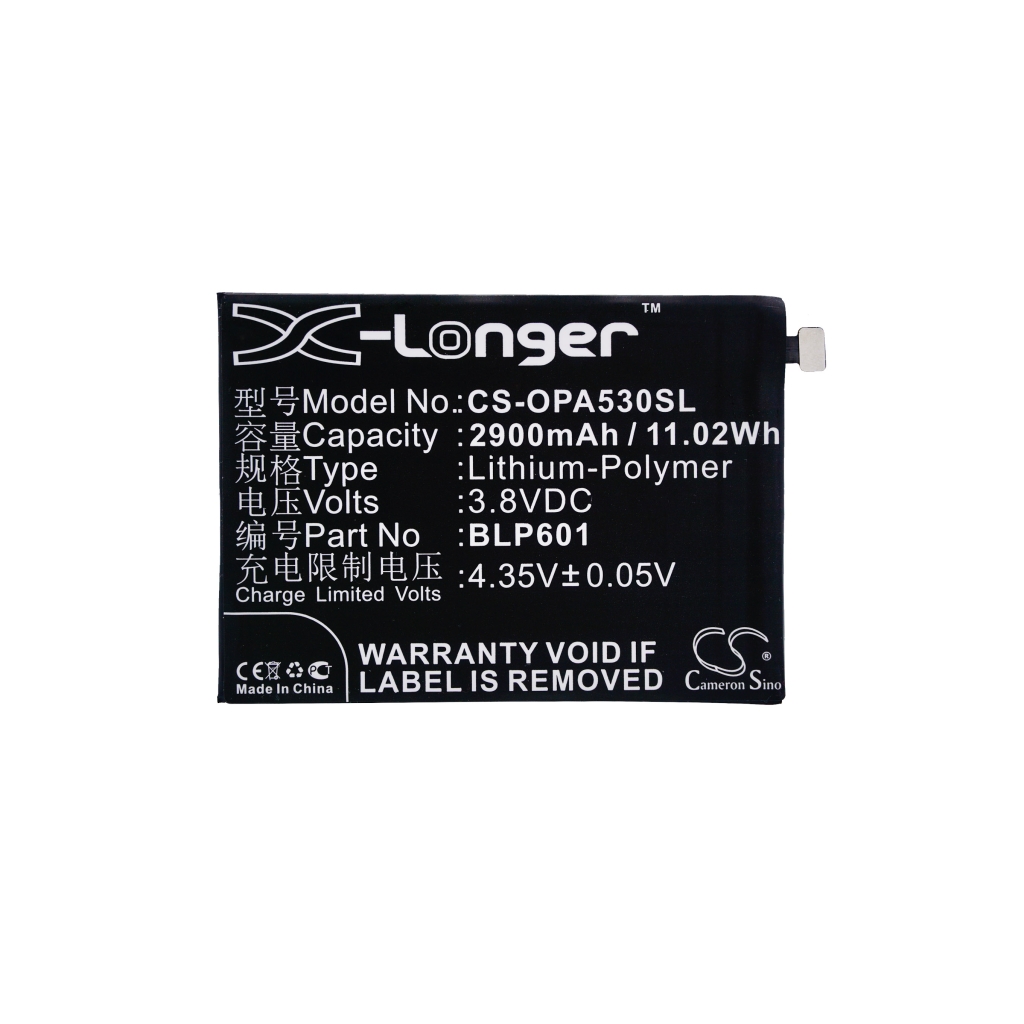 Compatibele batterijvervanging voor OPPO BLP601