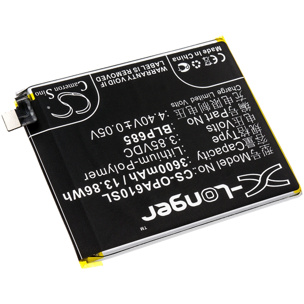 Compatibele batterijvervanging voor Oneplus BLP685