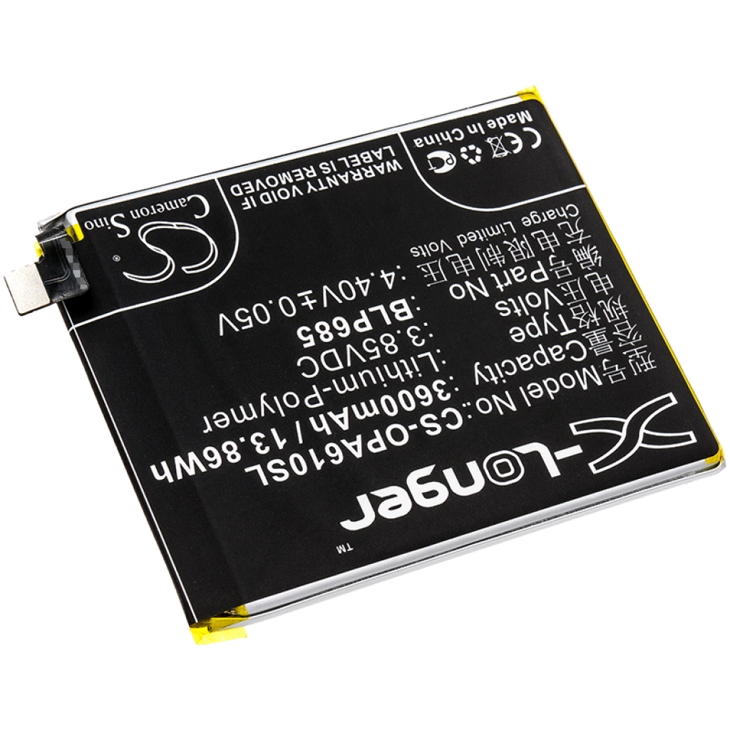 Compatibele batterijvervanging voor Oneplus BLP685