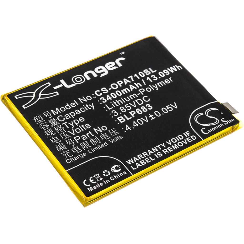 Compatibele batterijvervanging voor OPPO BLP683